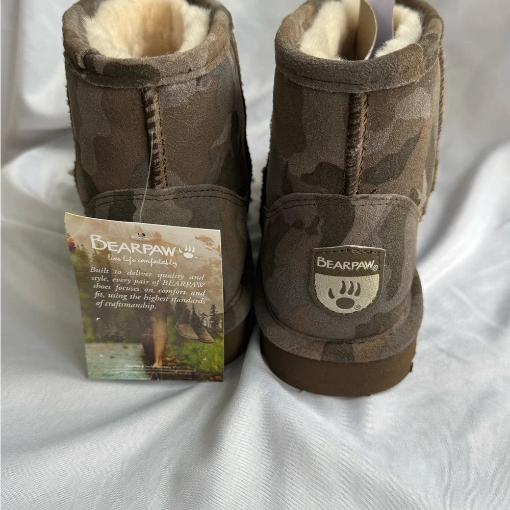 BearPaw Camouflage Suede Winter Boots (New No Box) - Picture 2 of 3